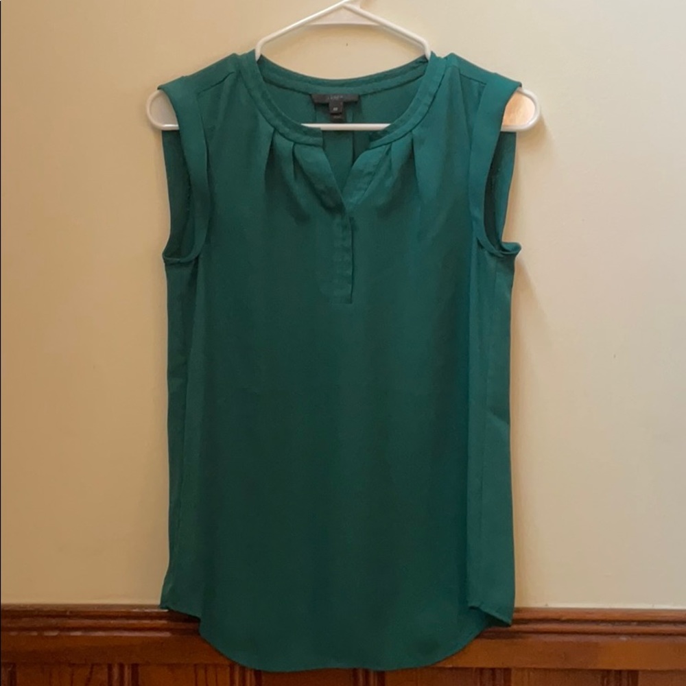 J crew tank top blouse